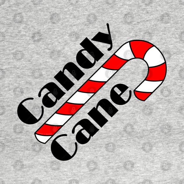 Candy Cane Text by Barthol Graphics